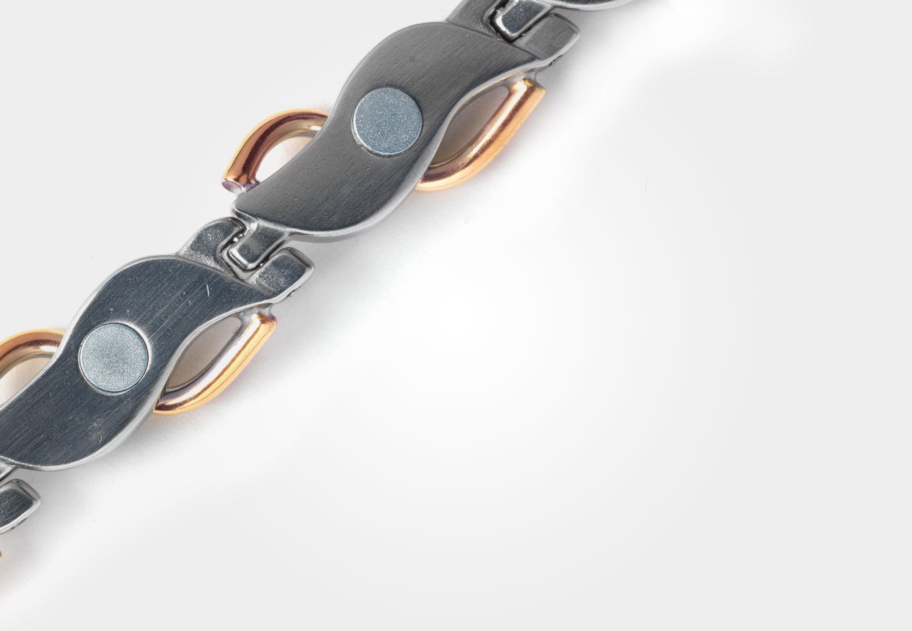 Elementum Magnetic Jewelry Sway Stainless Steel Rose Gold