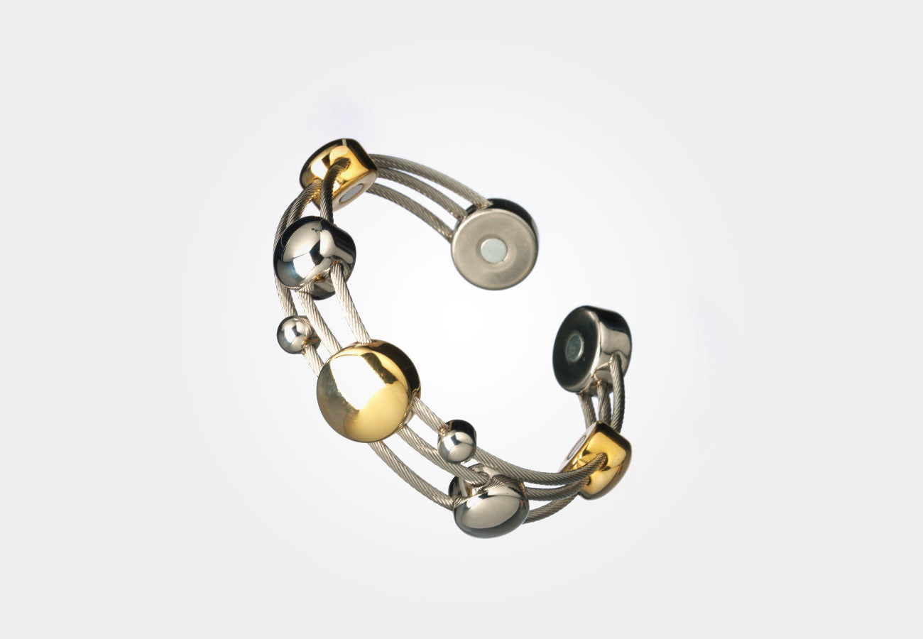 Elementum Magnetic Jewelry Chord Stainless Steel Gold