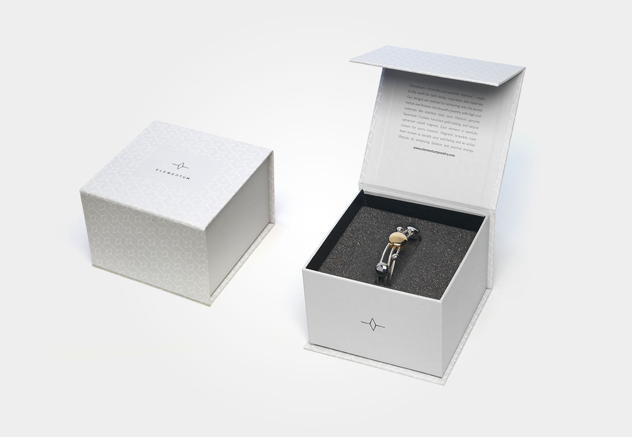 Elementum Magnetic Jewelry Chord Stainless Steel Gold