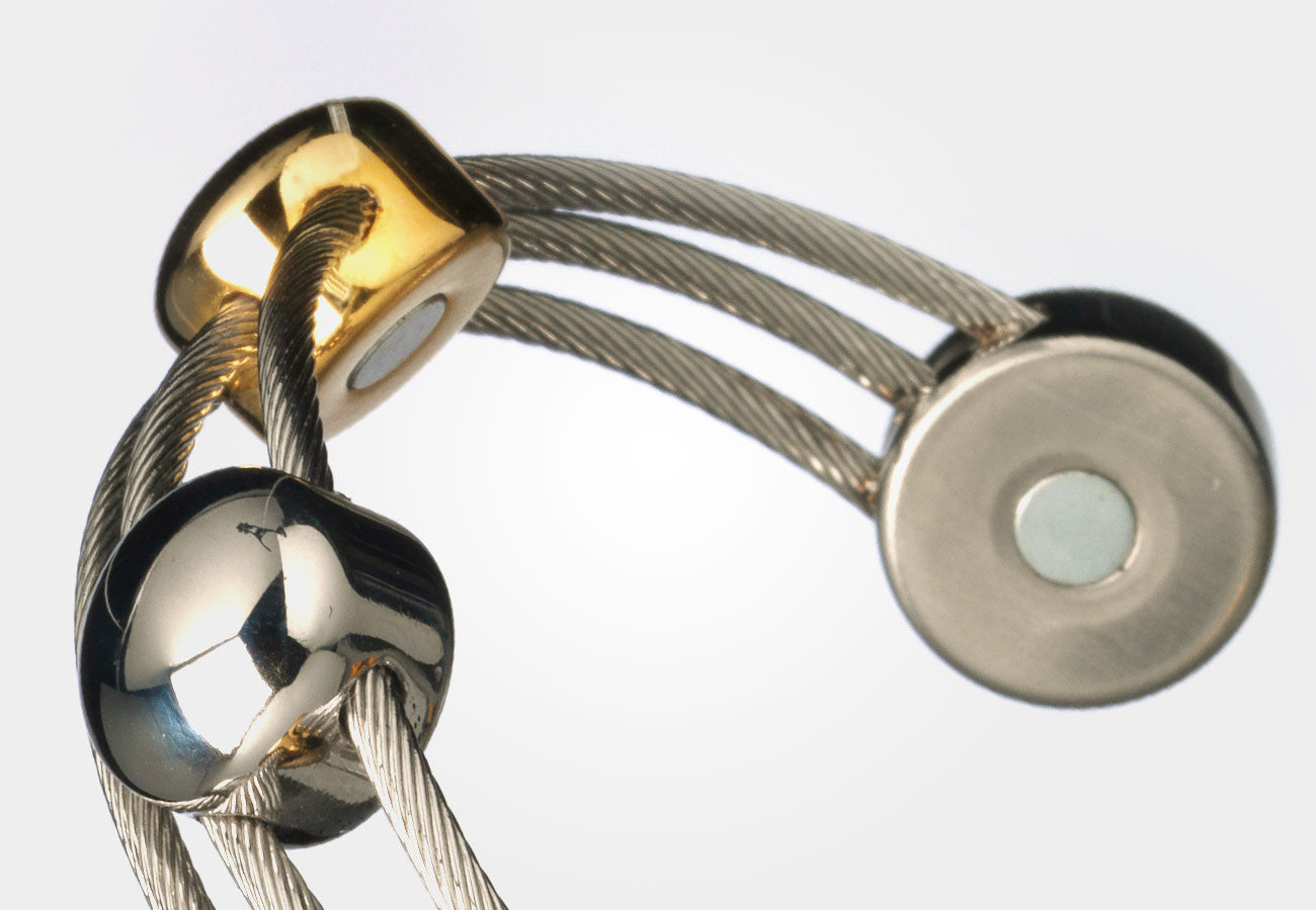 Elementum Magnetic Jewelry Chord Stainless Steel Gold