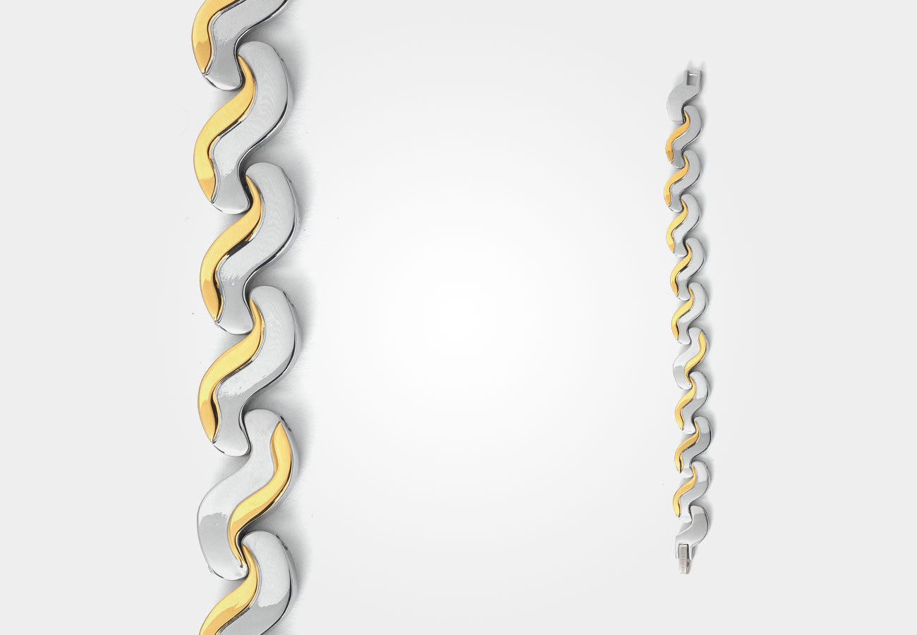 Elementum Magnetic Jewelry Flux Stainless Steel Gold