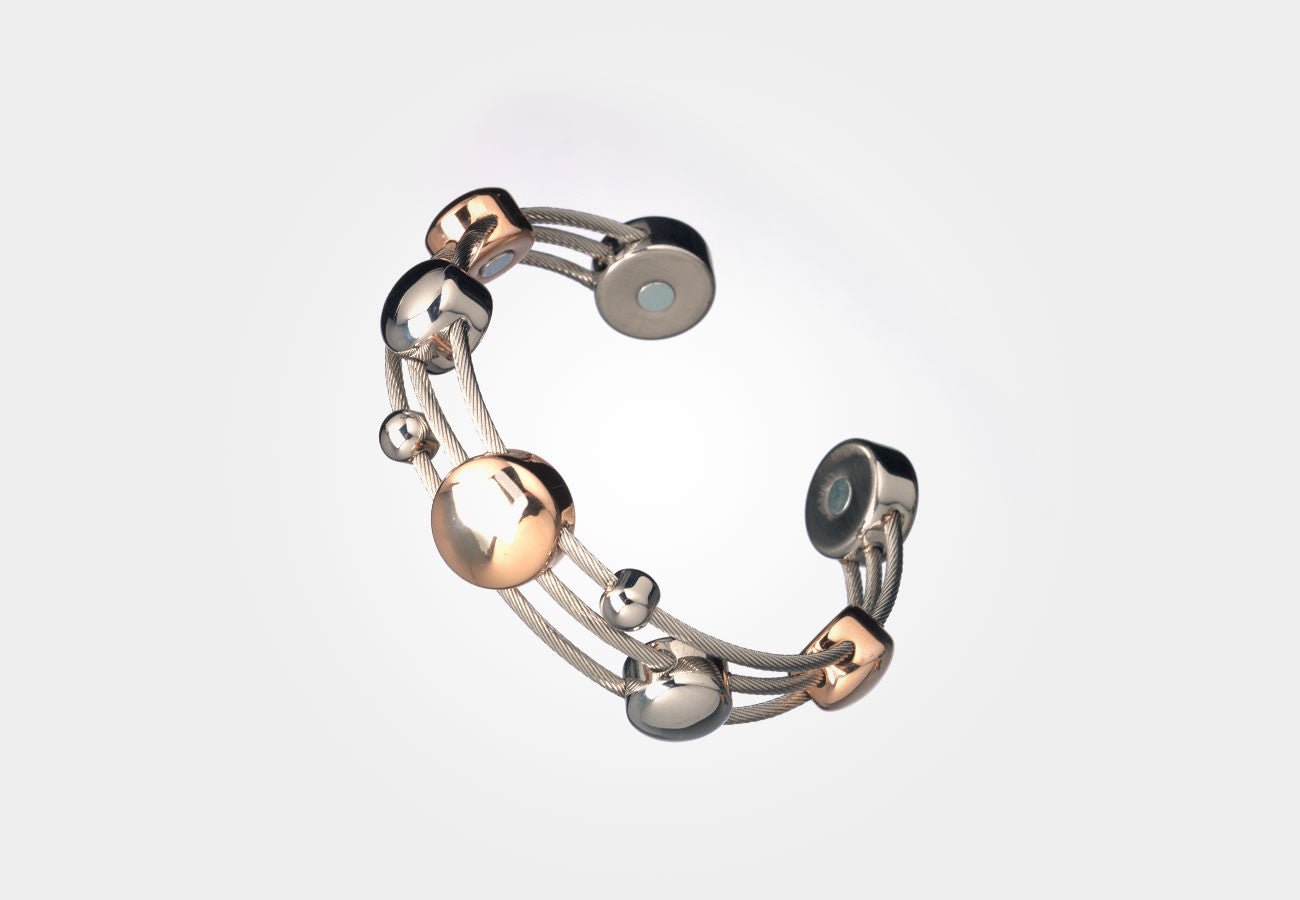 Elementum Magnetic Jewelry Chord Stainless Steel Rose Gold